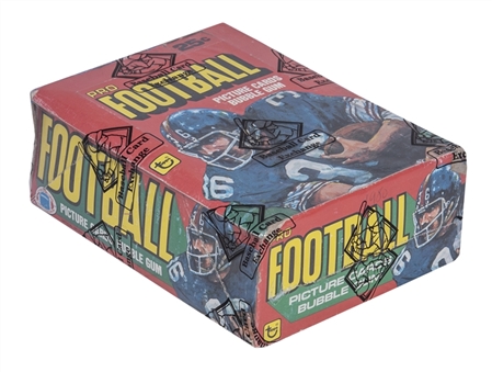 1980 Topps Football Unopened Wax Box (36 Packs) - BBCE Certified 